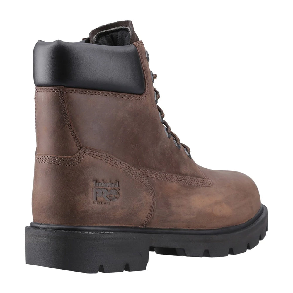 Brown - Back - Timberland Pro Mens Sawhorse 2.0 Leather Safety Boots