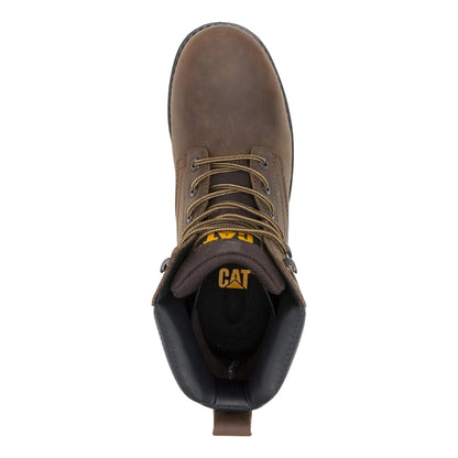 Brown - Lifestyle - Caterpillar Mens Silva Leather Lace Up Work Boots