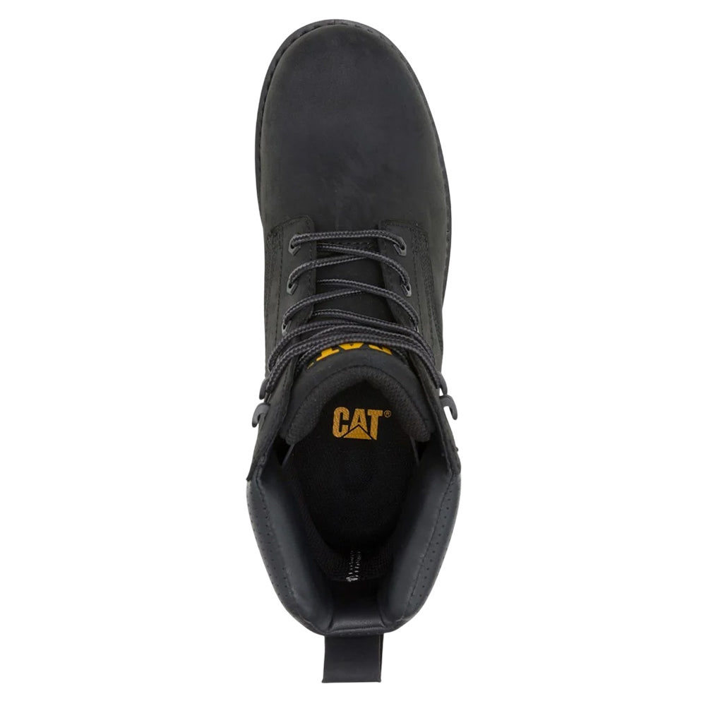 Black - Lifestyle - Caterpillar Mens Silva Leather Lace Up Work Boots