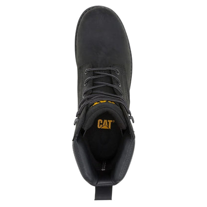 Black - Lifestyle - Caterpillar Mens Silva Leather Lace Up Work Boots