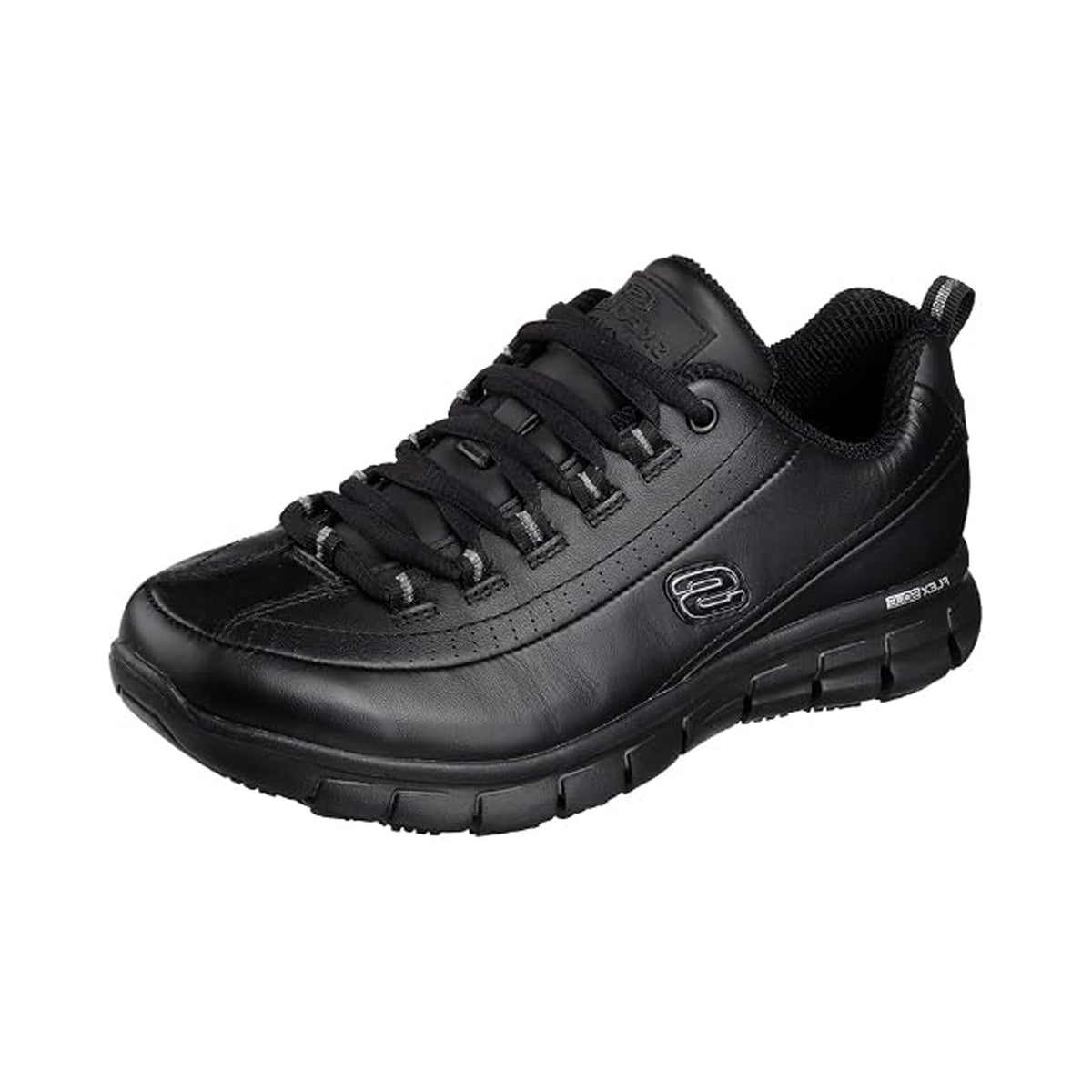 Black - Back - Skechers Mens Nampa - Osil Shoes