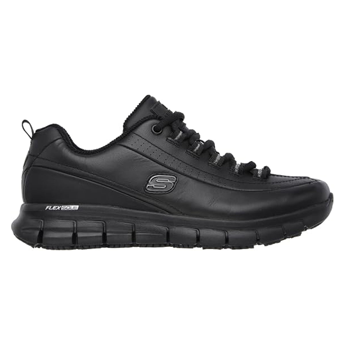 Black - Front - Skechers Mens Nampa - Osil Shoes