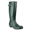 Green - Back - Cotswold Sandringham Buckle-Up Womens Wellington Boots