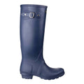 Navy - Front - Cotswold Sandringham Buckle-Up Womens Wellington Boots