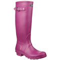 Berry - Front - Cotswold Sandringham Buckle-Up Womens Wellington Boots