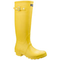 Yellow - Front - Cotswold Sandringham Buckle-Up Womens Wellington Boots