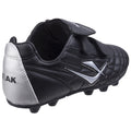 Black-Silver - Side - Mirak Forward Moulded - Boys Boots - Football-Rugby Boots