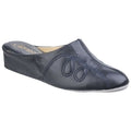 Navy - Front - Cincasa Menorca Mahon Ladies Slipper - Womens Slippers