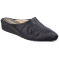 Black - Front - Cincasa Menorca Mahon Ladies Slipper - Womens Slippers