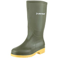 Green - Side - DUNLOP Kids Unisex 16247 DULLS Rain Welly - Wellington Boots