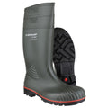 Green - Close up - Dunlop A442631 Actifort Heavy Duty Safety Wellington - Mens Boots - Safety Wellingtons