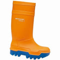 Orange - Back - Dunlop C662343 Purofort Thermo + Full Safety Wellington - Mens Boots - Safety Wellingtons
