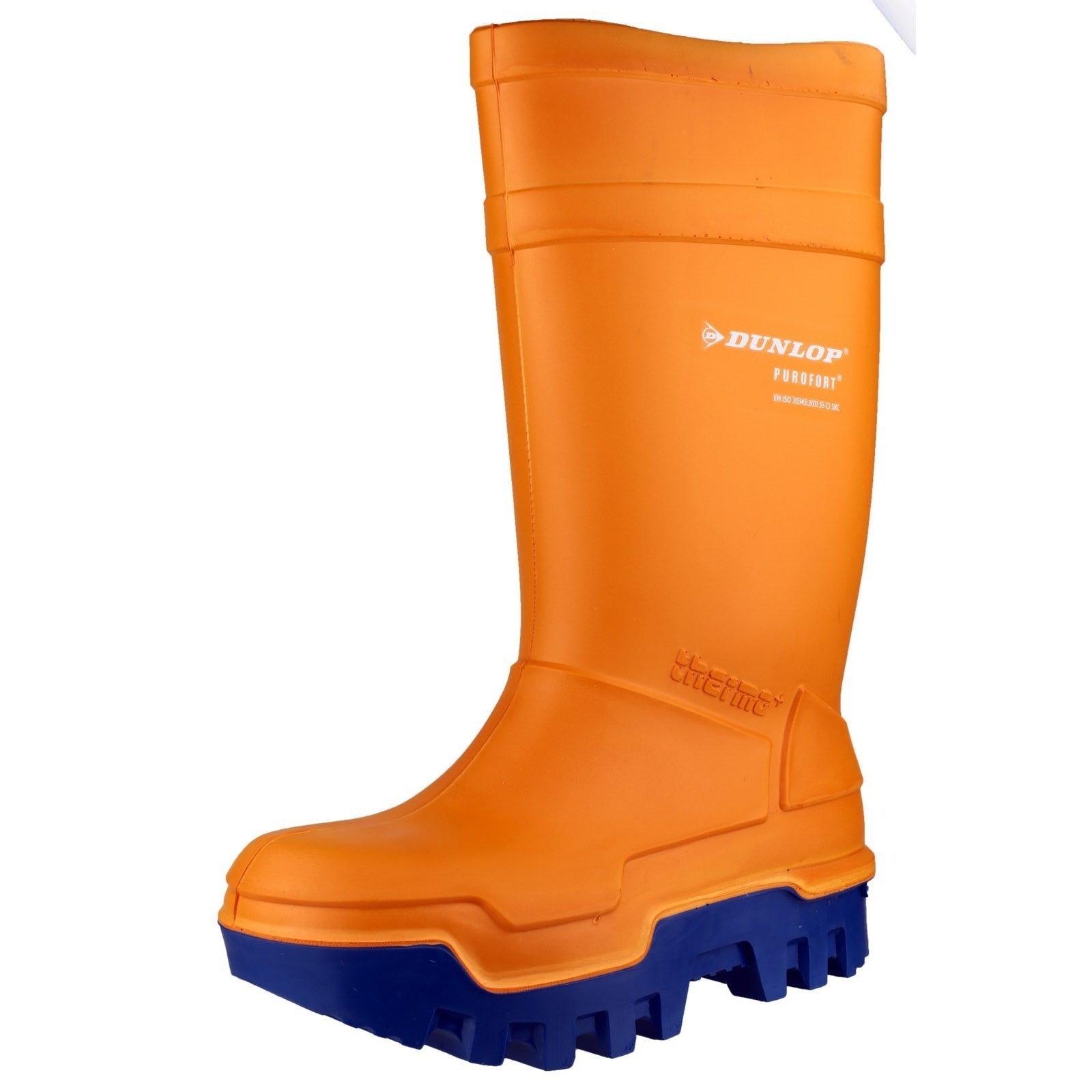 Orange - Lifestyle - Dunlop C662343 Purofort Thermo + Full Safety Wellington - Mens Boots - Safety Wellingtons
