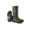 Green - Front - Dunlop C662933 Purofort Thermo + Full Safety Wellington - Womens Boots - Safety Wellingtons