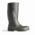 Green - Front - Dunlop C762933 Purofort+ Full Safety Standard Wellington Boxed - Womens Safety Boots