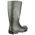 Green - Side - Dunlop C762933 Purofort+ Full Safety Standard Wellington Boxed - Mens Boots