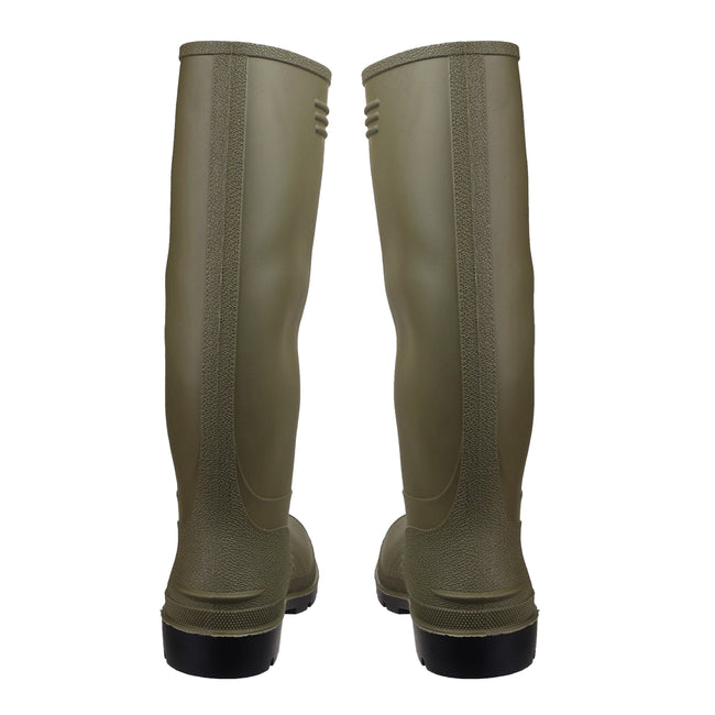 Green - Lifestyle - Dunlop Pricemastor PVC Welly - Womens Boots
