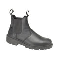 Black - Front - Amblers Steel FS116 Pull-On Dealer Boot - Unisex Boots