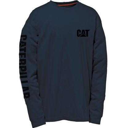 Marine - Front - Caterpillar C1510034 TRADEMARK T-SHIRT - Mens Tops