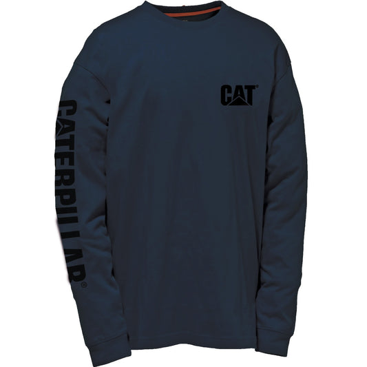 Marine - Front - Caterpillar C1510034 TRADEMARK T-SHIRT - Mens Tops