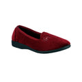 Burgundy - Front - Mirak Simone Ladies Slipper - Womens Slippers