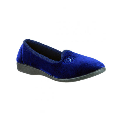 Navy - Front - Mirak Simone Ladies Slipper - Womens Slippers