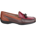 Chestnut-Tan-Wine - Back - Cotswold Womens-Ladies Biddlestone Tassle Detail Moccasin