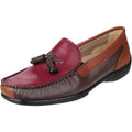 Chestnut-Tan-Wine - Lifestyle - Cotswold Womens-Ladies Biddlestone Tassle Detail Moccasin