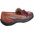 Chestnut-Tan-Wine - Pack Shot - Cotswold Womens-Ladies Biddlestone Tassle Detail Moccasin