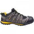 Black-Grey-Yellow - Back - Amblers Safety FS42C Safety Trainer - Mens Shoes