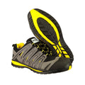Black-Grey-Yellow - Close up - Amblers Safety FS42C Safety Trainer - Mens Shoes