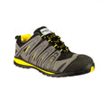 Black-Grey-Yellow - Front - Amblers Safety FS42C Safety Trainer - Mens Shoes