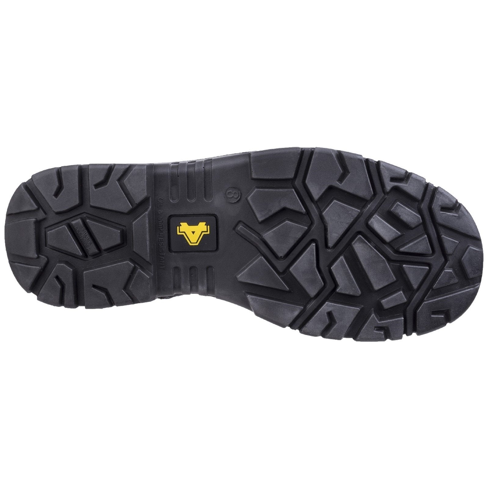 Black - Side - Amblers Combat Boot - Mens Boots