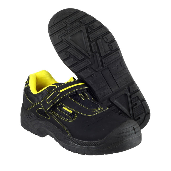 Black - Pack Shot - Amblers Safety FS77 Safety Trainer - Mens Trainers