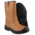 Tan - Pack Shot - Amblers Safety FS142 Safety Rigger Boot - Mens Boots