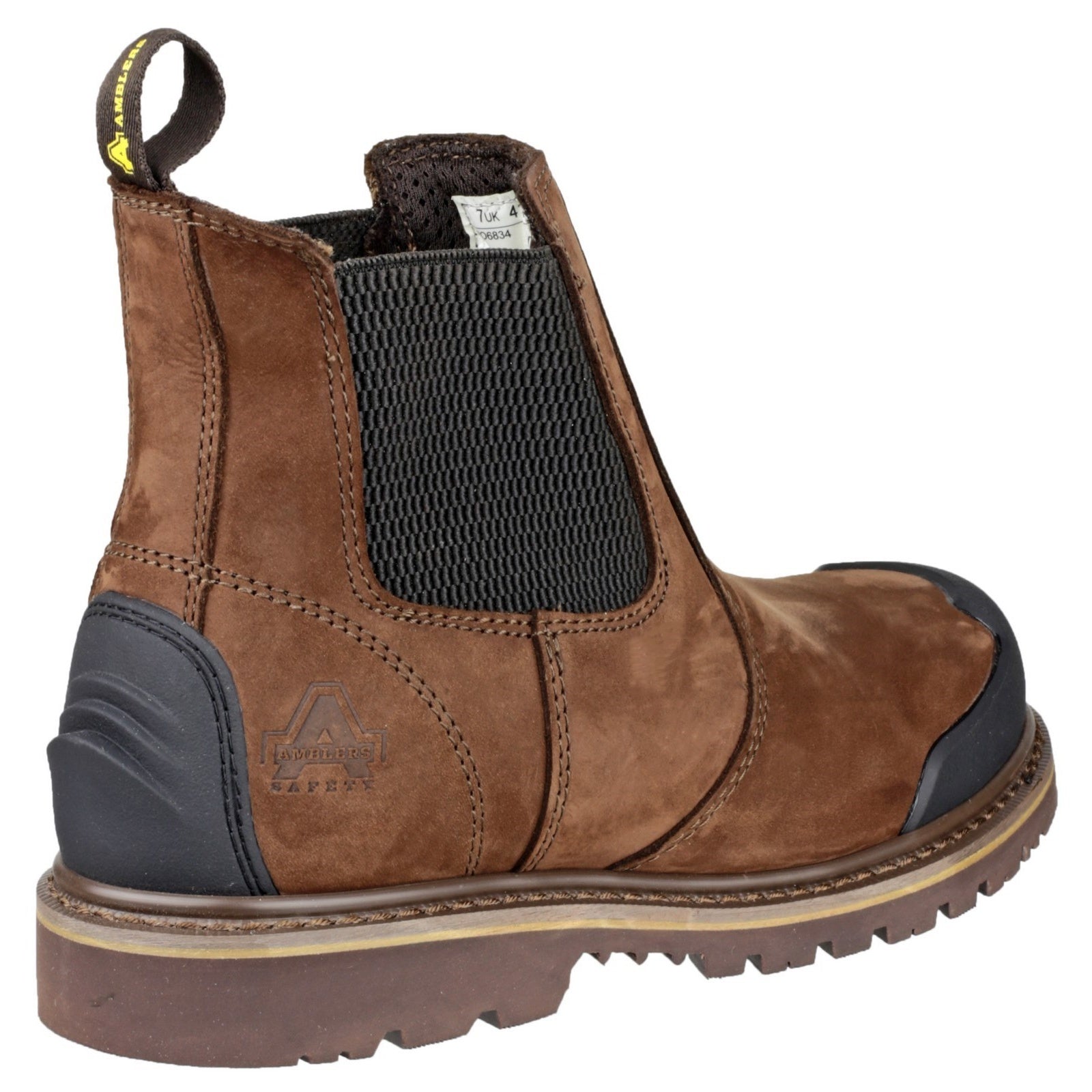 Brown - Side - Amblers Safety FS225 Safety Boot - Mens Boots