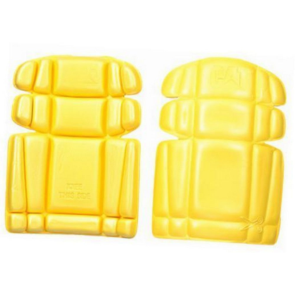 Yellow - Back - CAT CW-91 KNEE PADS - Mens Trousers