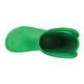 Grass Green - Side - Crocs Childrens-Kids Handle It Wellington Boots