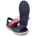 Navy - Pack Shot - Crocs Childrens-Kids Crocband Sandals - Clogs