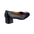 Black - Lifestyle - Amblers Walford Ladies Wide Fit Court - Womens Shoes