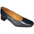 Navy - Back - Amblers Walford Ladies Wide Fit Court - Womens Shoes