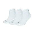 White - Back - Puma Trainer Socks 3 Pair Pack - Mens Socks