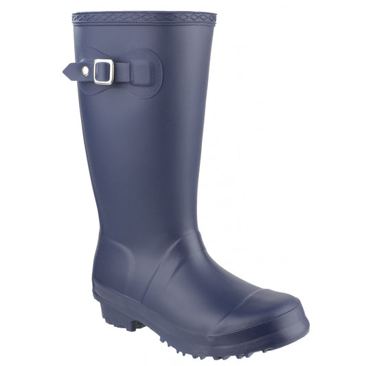 Navy - Front - Cotswold Buckingham Girls Wellingtons - Girls Boots