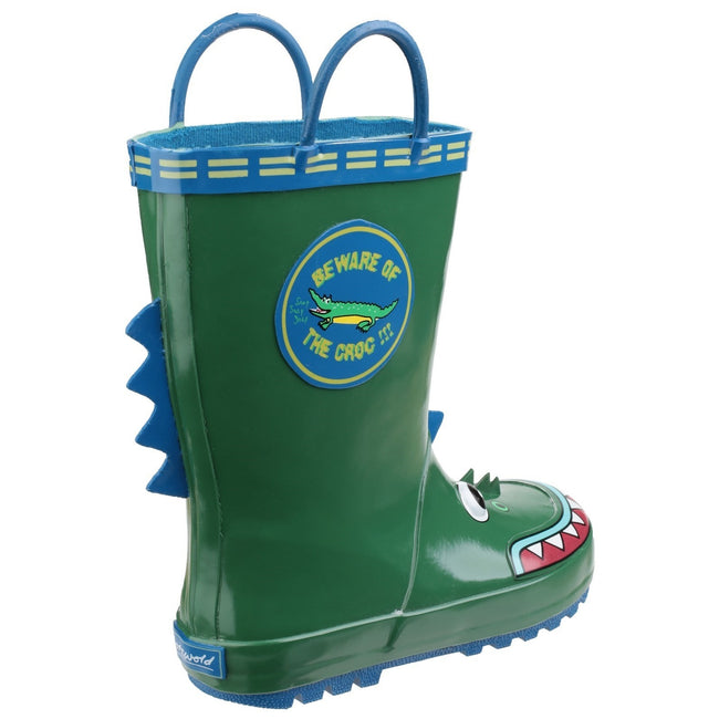 Crocodile - Close up - Cotswold Childrens Puddle Boot - Boys Boots