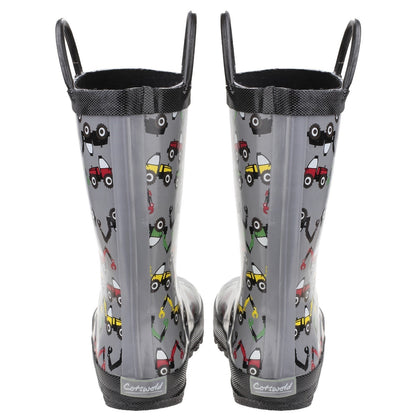 Digger - Side - Cotswold Childrens Puddle Boot - Boys Boots