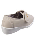 BEIGE - Side - Mirak Boost Touch And Close Canvas - Womens Shoes