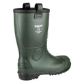 Green - Back - Footsure 97 PVC Rigger Safety Wellingtons - Mens Boots