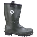 Green - Side - Footsure 97 PVC Rigger Safety Wellingtons - Mens Boots