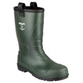 Green - Front - Footsure 97 PVC Rigger Safety Wellingtons - Mens Boots