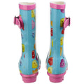 Multi - Side - Cotswold Childrens Button Heart Wellies - Girls Boots